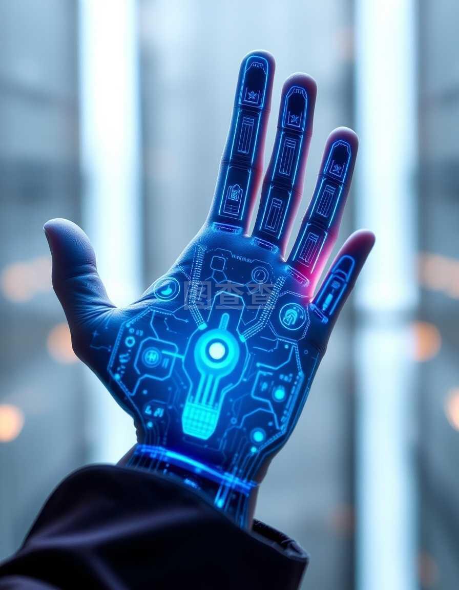 智能手展示未来科技